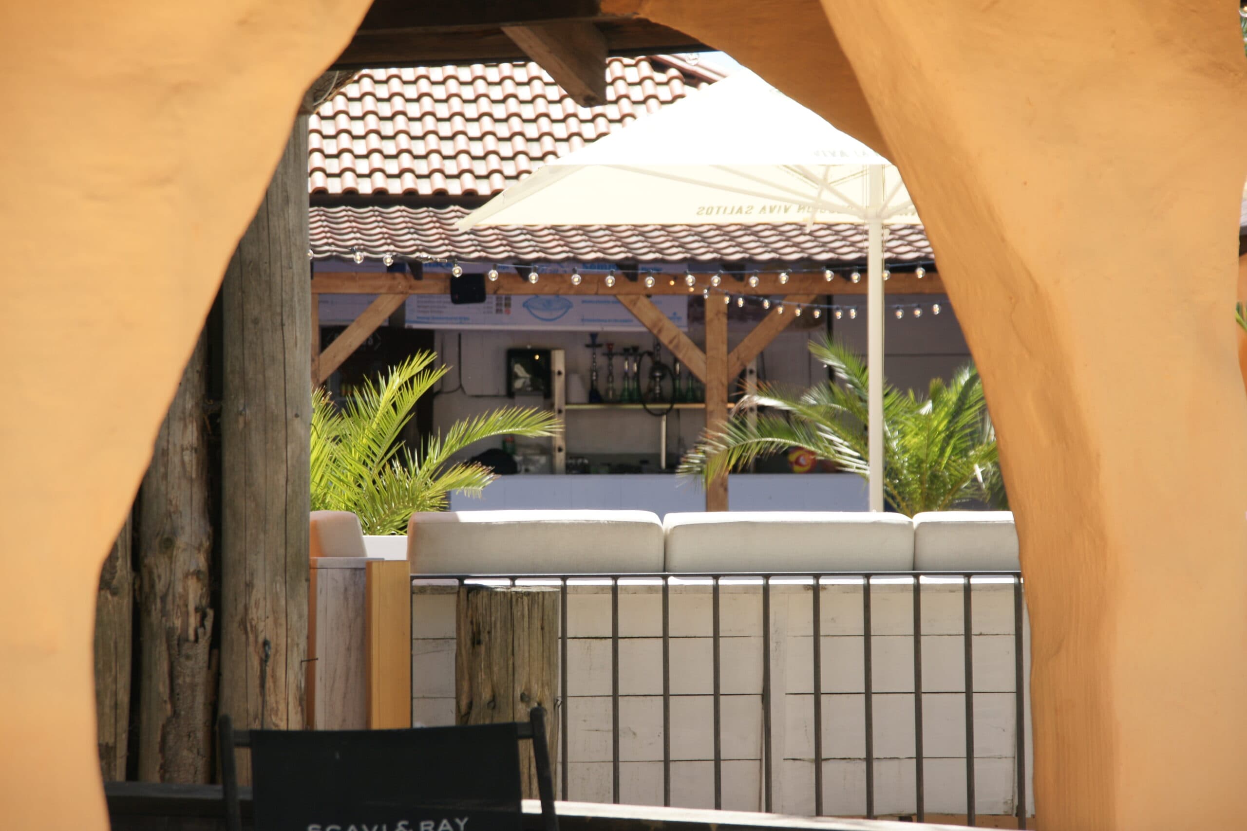 Terrasse & Strandfeeling