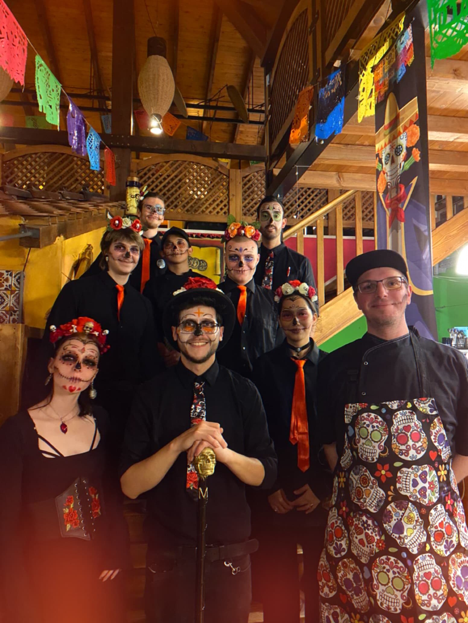 Día de los Muertos 💀✨ – feiert mit uns am 30.10 mit Deko, Buffet & großem Kostüm-Gewinnspiel.