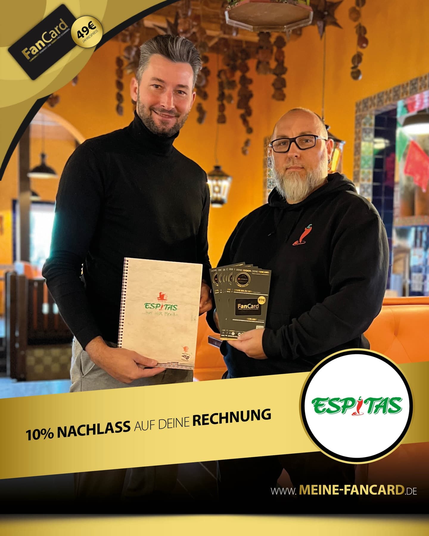Mexikanischer Genuss mit FanCard-Vorteil 🌮 – 10 % Nachlass bei Casa Sol Magdeburg.